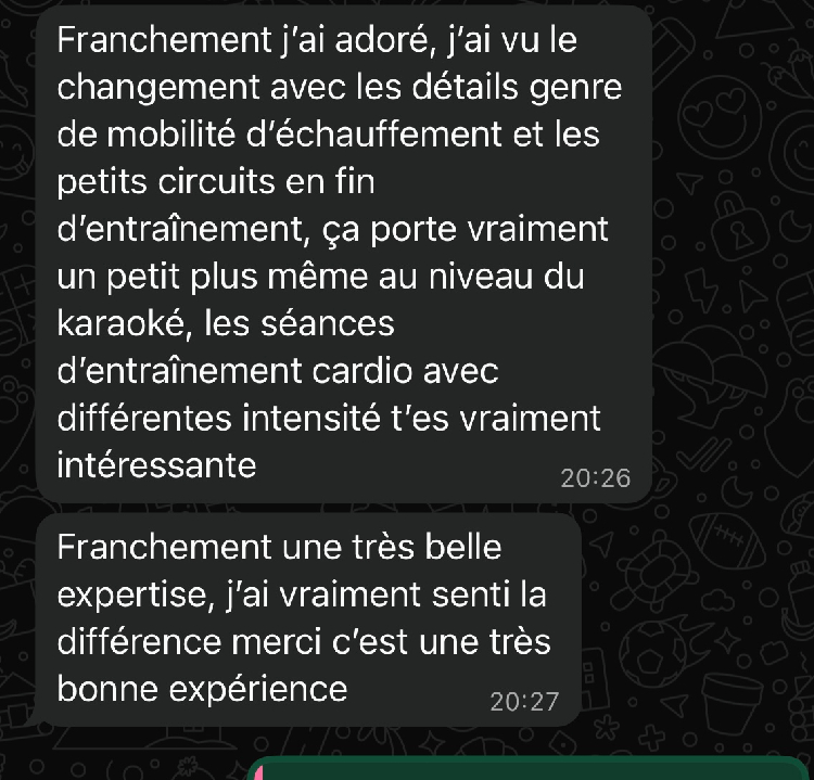 Avis client sur un programme de préparation physique pour le JJB