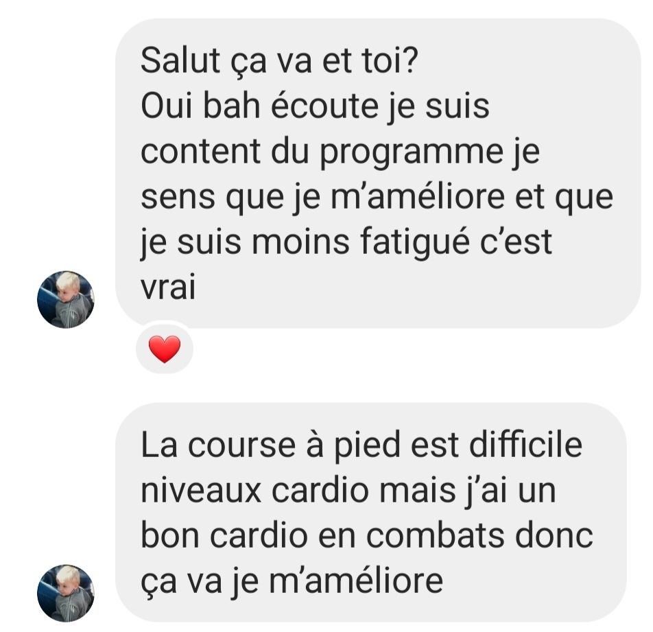 Programme d'entrainement MMA